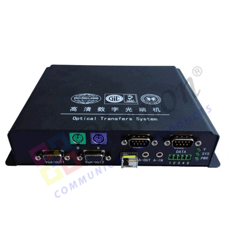 - VGA &PS/2 Transmission fiber optic